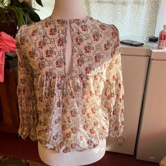 Anthropologie floreat sala beaded blouse - Picture 3 of 6